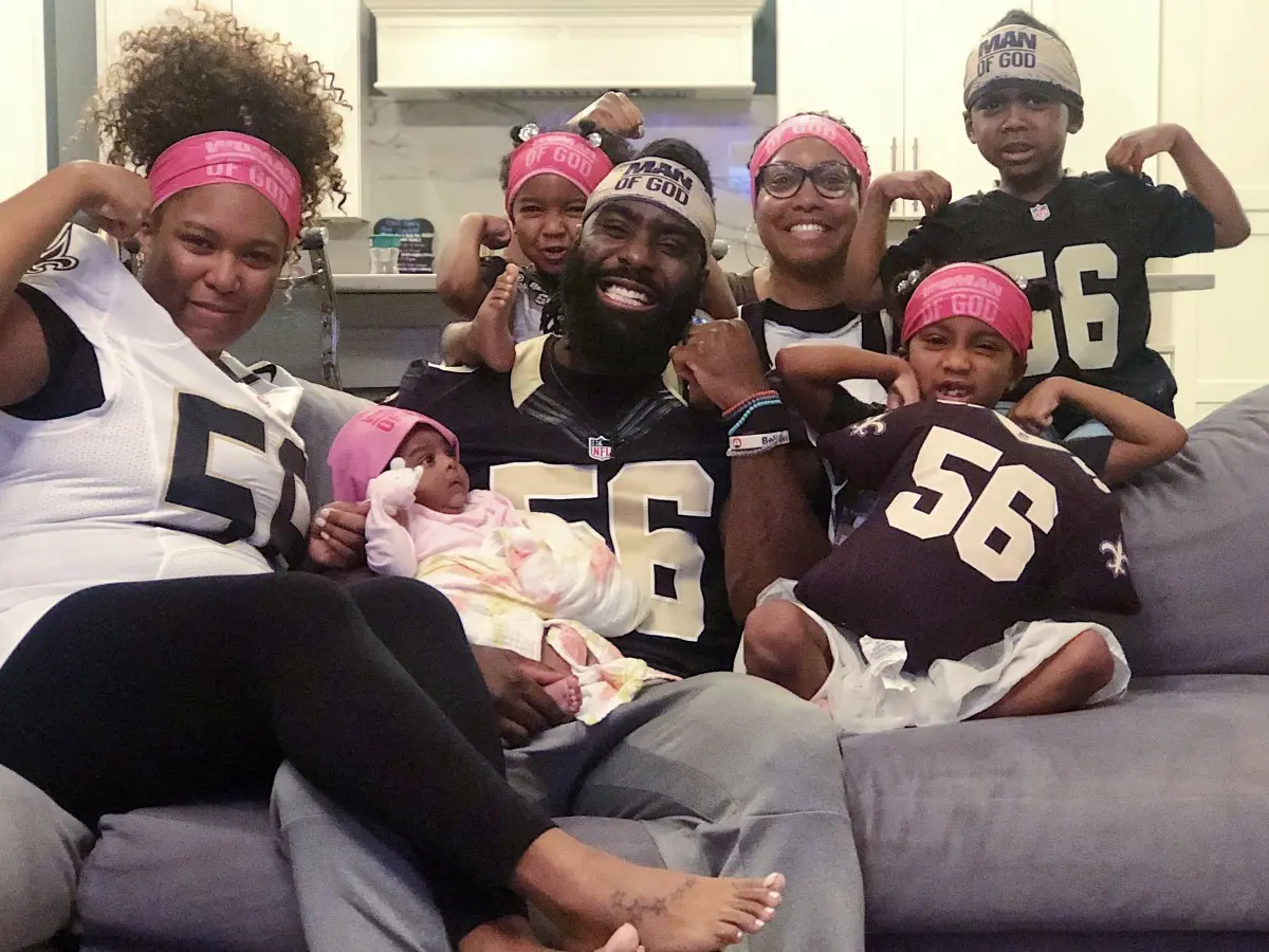 New Orleans Saints Demario Davis donating money to St. Dominic