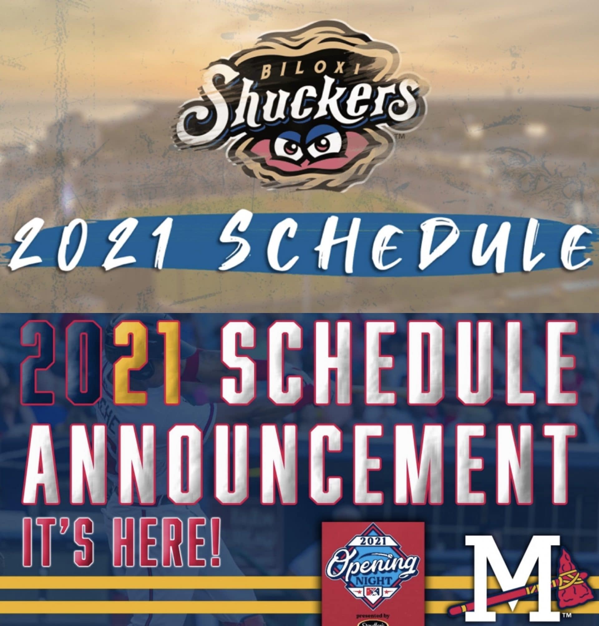 Braves, Shuckers announce 2021 schedules SuperTalk Mississippi