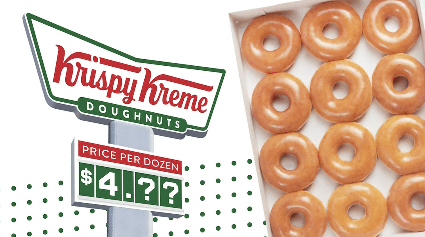 Krispy Kreme offers dozen doughnuts at national average gas price ...