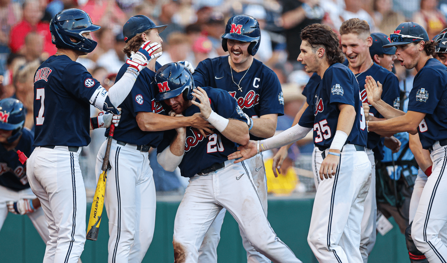 Ole Miss Rolls Through Arkansas 13-5 In College World Series ...