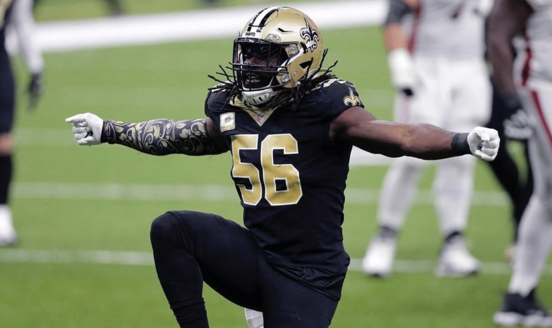 Linebacker Demario Davis dominates defensively in New Orleans Saints win  over Seattle