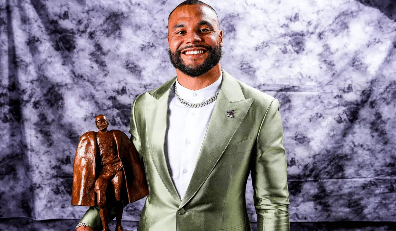 Former Bulldog Dak Prescott named Walter Payton Man of the Year