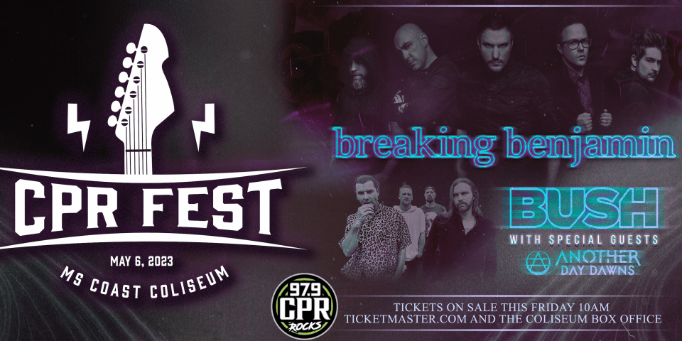 Breaking Benjamin, Bush to headline 2023 CPR Fest - SuperTalk Mississippi