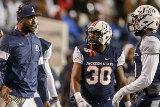 T.C. Taylor on the sidelines in 2022