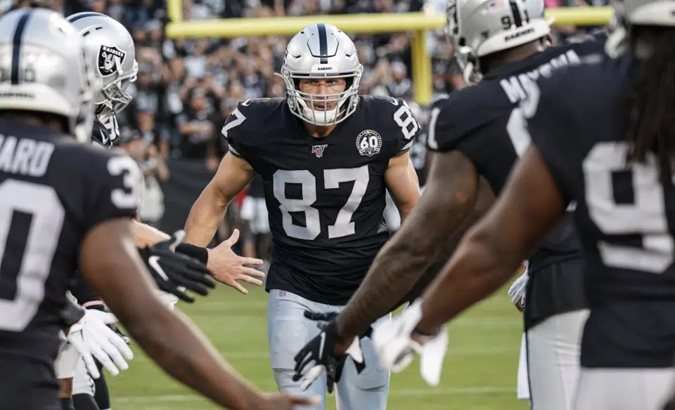 NFL rumors: Former Raiders TE Foster Moreau has offer from Saints after  cancer diagnosis