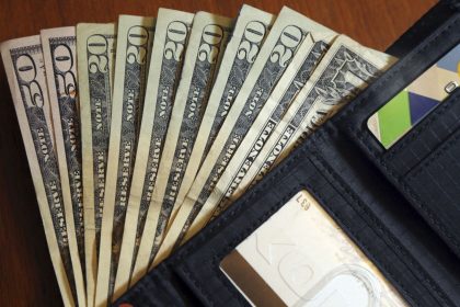 Wallet with money in it. (Image from Los Angeles Times)