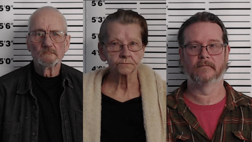 Warren Calbaugh (left), Wanda Calbaugh (center), Darian Calbaugh (right)