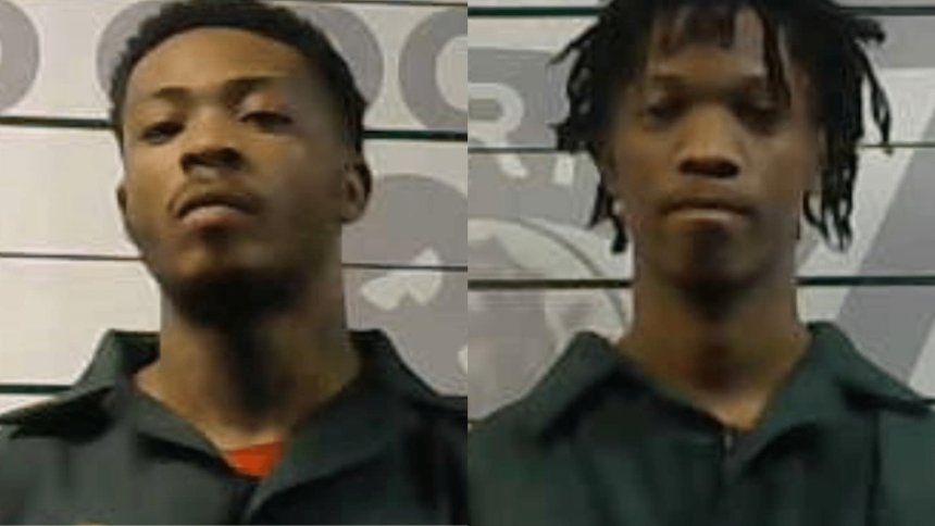 Tyrekennel Collins (left) and Dezarrious Johnson (right). Photos courtesy of the Claiborne County Sheriff's Department