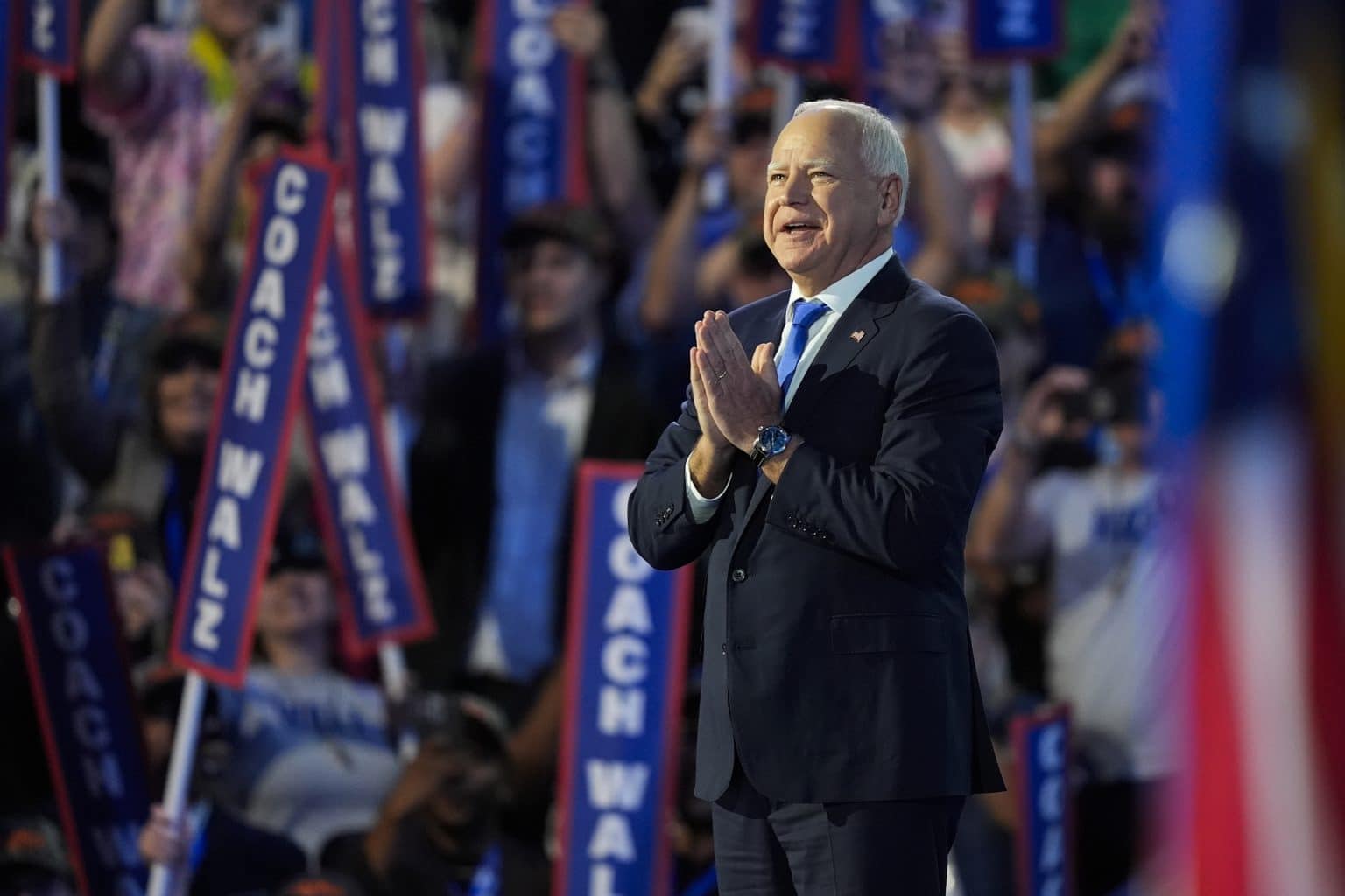 Tim Walz accepts Democratic nomination for vice president SuperTalk