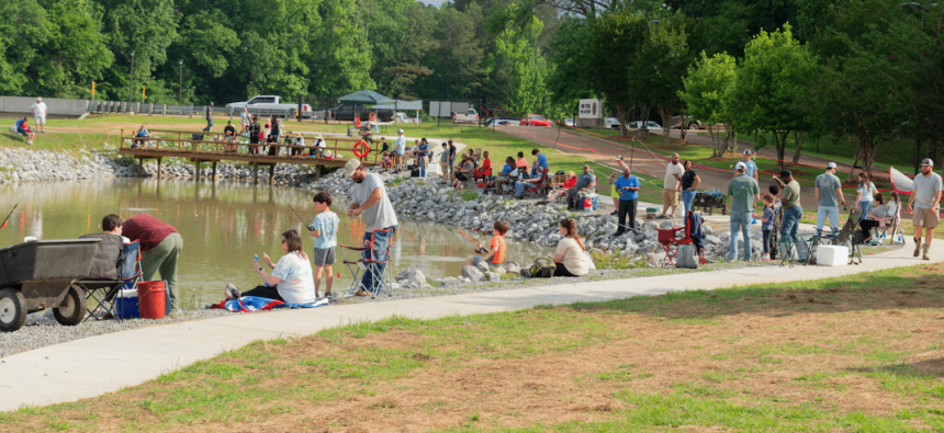 Youth fishing rodeo