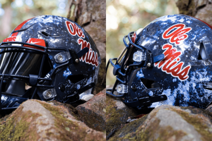 Ole Miss football helmets